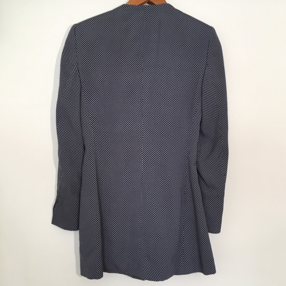 Giorgio Armani Polka Dot Blazer-Blue Women’s Sz 4 - Picture 3 of 8
